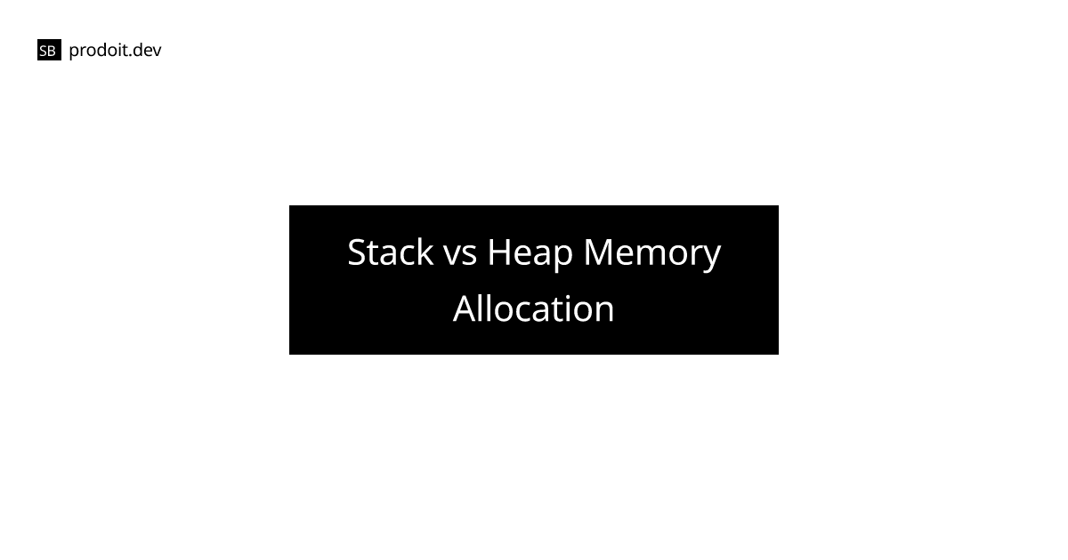 Stack vs Heap Memory Allocation | Santhosh Bhoopal